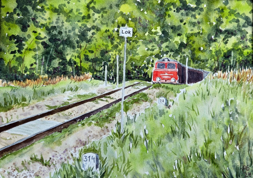Waldstrecke