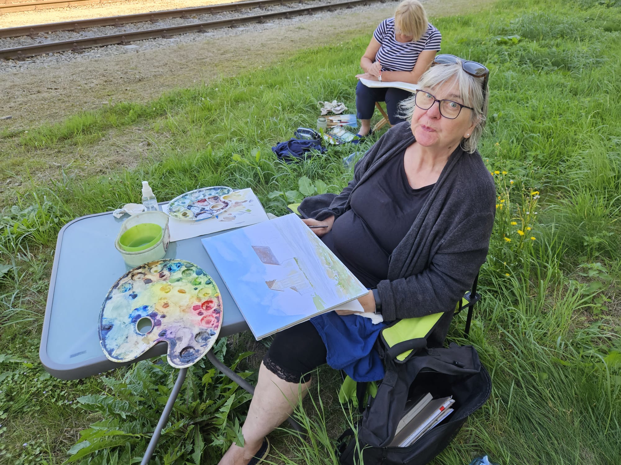 Watercolor fields 2