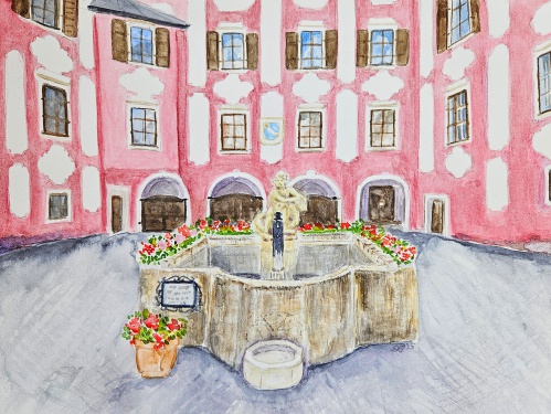 Schlosshof in Drosendorf